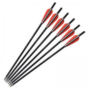 Elong extérieur 117011 16inch od8mm 8031 ​​boulons en fibre de verre chasse à l\'arc utilisant un boulon d\'arbalète