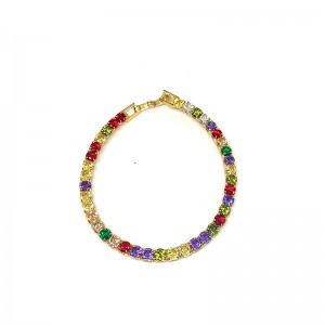 Bracelet en or en cuivre européen et américain en cuivre 18K