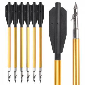 Elong Extérieur 110357-01 6.8inch Point d\'acier de pêche en aluminium de pêche en aluminium pour arbalète