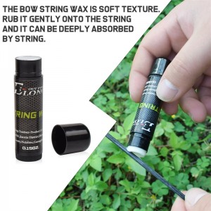 Elong Extérieur 28002 Bow String Cordes de cire Protection Tir à l\'arc étanche Cire de la cire Réduire le frottement et prévenir l\'effondrement