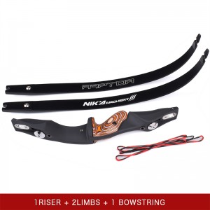 Nika Archerie 220053 60inch Recurve Bow avec 17 pouces ilf rh/lh Riser Target Sport Shooting&hunting