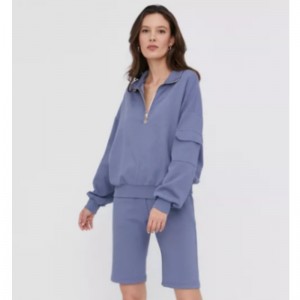 Costume sportif élastique lisse en jersey