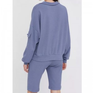 Costume sportif élastique lisse en jersey