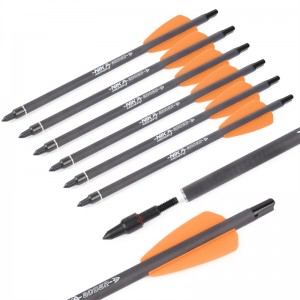 NIKA Tir à l\'arc 113167-14 7.5inch ID6.2mm Boulons d\'arbalète de carbone en plastique NOCK COBRA System Adder/R9/RX Tir de tir à l\'arc