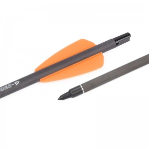 NIKA Tir à l\'arc 113167-14 7.5inch ID6.2mm Boulons d\'arbalète de carbone en plastique NOCK COBRA System Adder/R9/RX Tir de tir à l\'arc