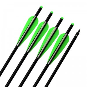 Elong Outdoor 114225 Boulons d\'arbalète en aluminium de 20 pouces, aubes en TPU, équipement de chasse au tir à l\'arc