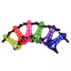 Elong Extérieur 440001 Haut-garde en caoutchouc doux ajustable Tir à l\'arc double face à la chasse à l\'aide de protectif