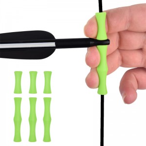 Elong Outdoor 42ft09 Doigt Bow String String Caoutchouc Tiron Tir à l\'arc utilisant la protection des doigts