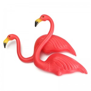 Pink Flamingo Plastique Buard Jardin Garden Art Ornements Rétro Decor de jouet
