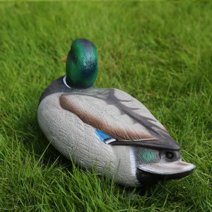 Decoy de canard en plastique Mitres de canard femelle drake drake flottant à queue de chasse mortelle