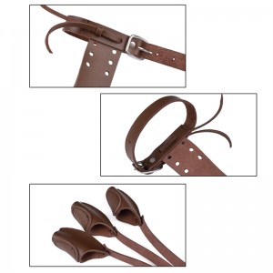 Elong extérieur 42ft01 Gant de doigt à 3 doigts pour la récupération arc de tir à la chasse à la chasse à la chasse aux doigts