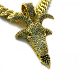 Collier hip hop hip hop hip hop de zircon