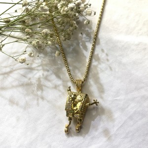 Collier Hip Hip Hip Spongebob d\'Inlaid Zircon