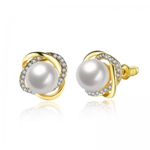 La version coréenne des boucles d\'oreilles de tempérament simples