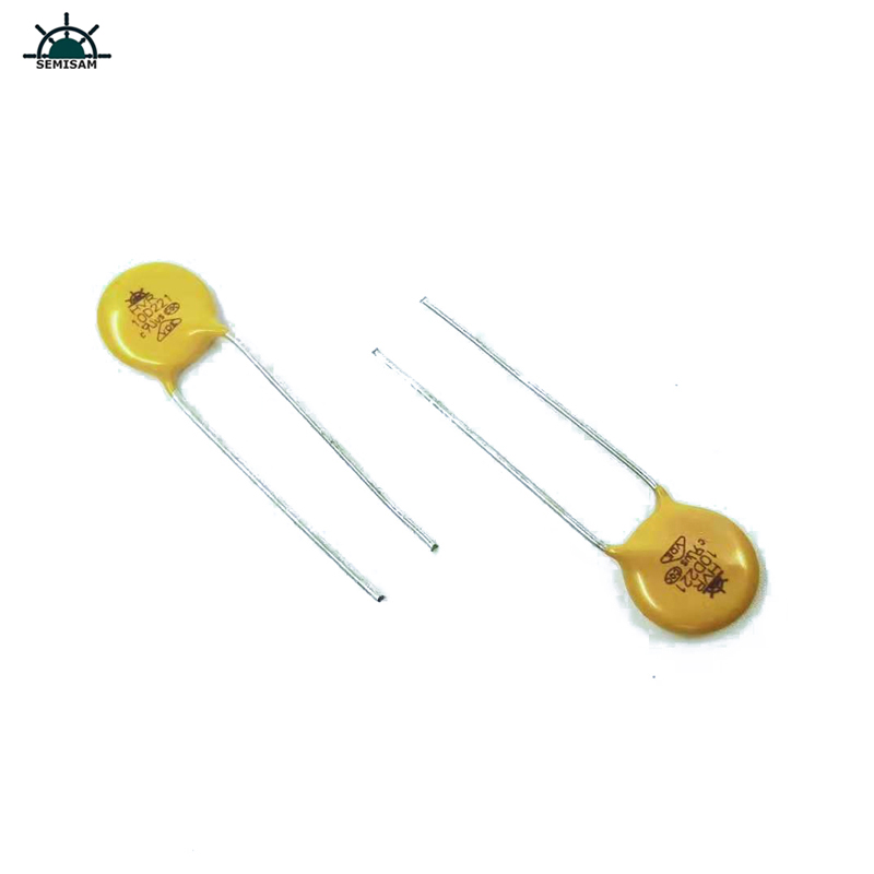 Résistance d'ODM originale Fournisseur Silicon jaune 10D221 Diamètre Varisteur de MOP de 10 mm de MOP pour alimentation