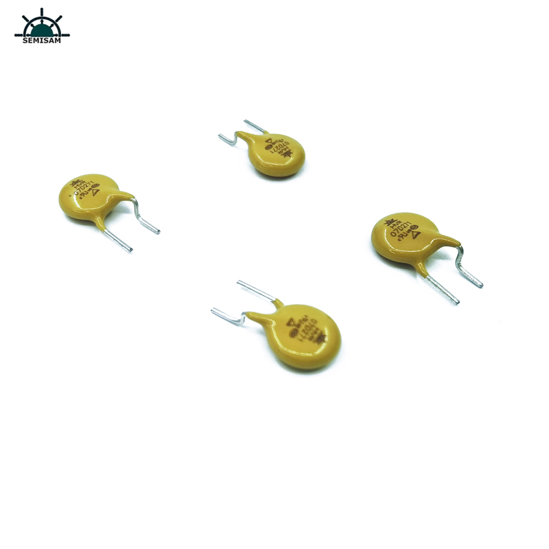 Fabricant d'origine Couper le plomb de silicon jaune 7D271 270V 7mm RESISTOR VARISTOR MOV