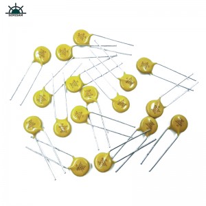 Résistance d\'origine Fournisseur Silicium jaune 10D431 Diamètre 10mm Oxyde métal MOV varistor pour pilote à LED