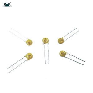 Chine Composants électroniques ODM, varisteur d\'oxyde de zinc MOV de 7mm jaune 7mm pour l\'appareil ménager