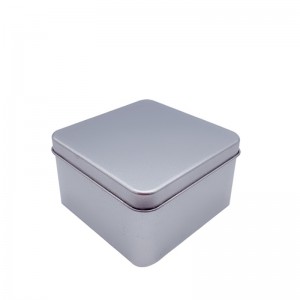 Boîte carrée Tin (93mm * 93mm * 55mm de)