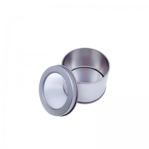 Tour de luxe sur mesure avec couvercle Grandes bougies parfumées Tin Can Citronela Candle Tins (65mm * 50mm)