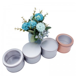 Candy Tin Box, Tea Dessert Watch Boîte de fer Emballage (85mm * 60mm)