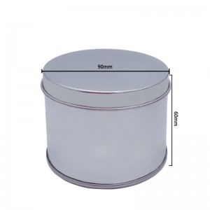 L\'usine vend la boîte cylindrique TOP COP CAIS CAISSES BOITES SHAVINg savon boîte d\'étain (90mm * 60mm)