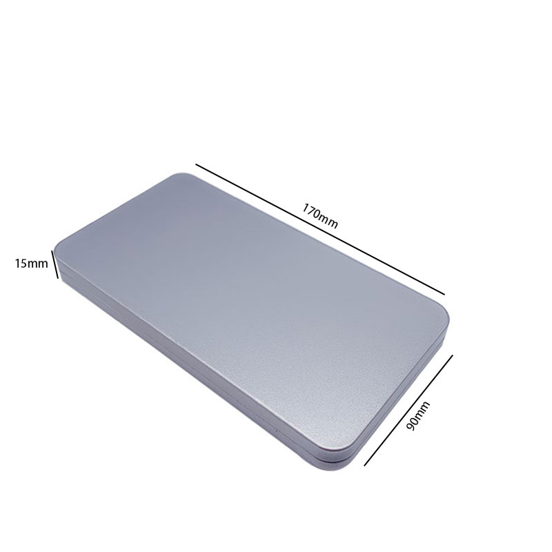Coque de Téléphone mobile avec couvercle carré Coffret Cadeau Emballage en métal Box 170 * 90 * 15mm