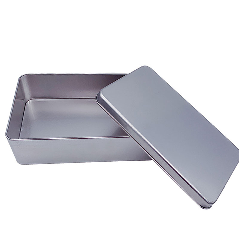 Boîte d'emballage en métal de qualité alimentaire Boîte à papier croustillant 180 * 110 * 55mm