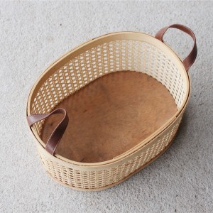Panier de rangement en rotin de littice