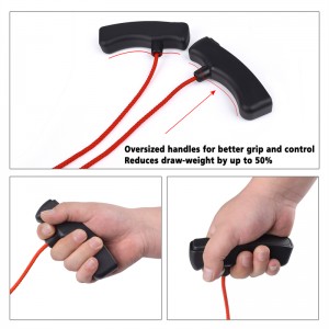NIKA Tir à l\'arc 454008 Poignée d\'armement d\'arbalète Nylon Cocker Cocker Cocker Cocker Cocking String Outil