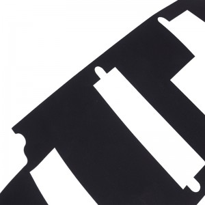 Flamme ignifuge et facile à plier la feuille d\'isolation d\'alimentation de 0,25 mm Noir 3716 Feuille d\'isolation