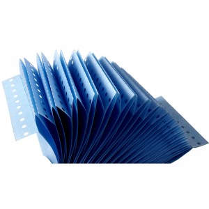 Papier de carte de visite bleu ignifuge Flame, papier isolant DMD résistant à la température domestique, papier isolant de la batterie Formation