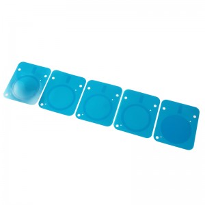 BOPU Fournitures Film de protection Film de protection PVC Film de protecteur Former le film de protection de coussin de siège de téléphone mobile bleu
