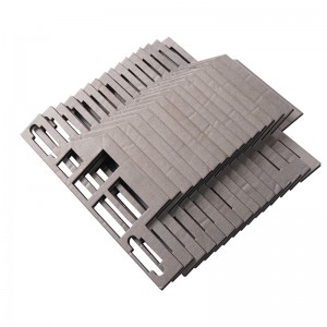 Fourniture directe d\'usine d\'éponge conductrice à écran tactile, d\'absorption des chocs et de mousse de forme spéciale ignifuge, moulage à mousse conductrice résistant à la compression