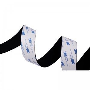 Fournitures BOPU Scellé Open-Cell-Pile EPDM 3MM Noir La mousse absorbant le chocnoir peut être coupée en bandes de mousse