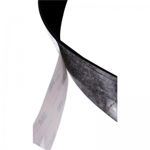 Fournitures BOPU Scellé Open-Cell-Pile EPDM 3MM Noir La mousse absorbant le chocnoir peut être coupée en bandes de mousse