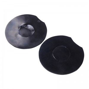 Fourniture de colle amoviblenoir sans traces, adhésifs simple et double face en silicone, support de téléphone portable venteux tasse d\'aspiration amovible