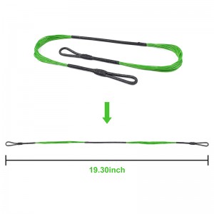 Elong Outdoor 280046-03 19.3inch 20 Strands String Cordon Cordon Vert fluorescent pour le système COBRA Adder/R9