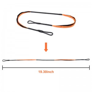 Elong Outdoor 280046-01 19.3inch 20 Strands Arbsthand String Orange pour Système COBRA Adder/R9