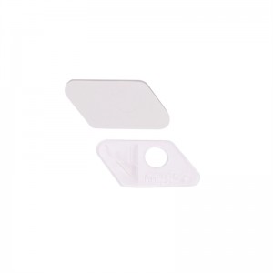 Elong Outdoor 25Ar05 RH Transparent Blanc Flèche en plastique Reste pour l\'arc de récurve
