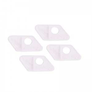 Elong Outdoor 25Ar05 RH Transparent Blanc Flèche en plastique Reste pour l\'arc de récurve