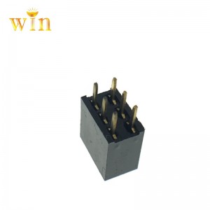 2.54mm Pitch 2x3P Connecteur de connecteur femelle