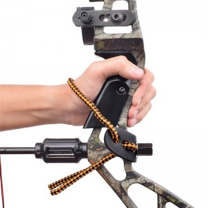 ELONG OUTOOL 470018 Poignet Sling Orange Couleur En Cuir Métal Gromge Archivé de tir à l\'arc