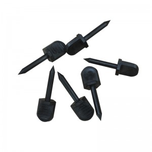 Elong Outdoor 422001 Tir à l\'arc plastique Cible Pin de papier Pin de visage pour équipement de tir à l\'arc