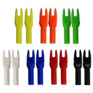 NIKA Tir à l\'arc 14n808 Insérer une arrow en plastique NOCK pour les flèches de carbone de tir à l\'arc