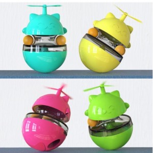 Échantillon gratuit Amazon chat jouets fournitures d\'animaux de compagnie jouet plate-tôle fuite denourriture boule denourriture drôle chat stick auto profiter des jouets de chat