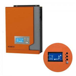 Inverex km 2.2kw onduleur solaire avec une onde sinusoïdale pure de contrôleur de charge solaire MPPT Convient à tous les types d\'appareils ménagers à la maison et au bureau