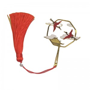 Nom personnalisé Logo Gold Laiton Bookmark Signets en métal gravé