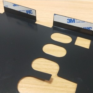 Feuille d\'isolation PCnoir de 0,5 mm, facile à plier et à former une feuille mylaire, écran isolant de la batterie ignifuge