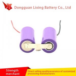 Batterie de lithium pivotante Batterie de lithium 18350 7.4V Batterie rechargeable 800mAh Batterie spéciale pour produits électroniques